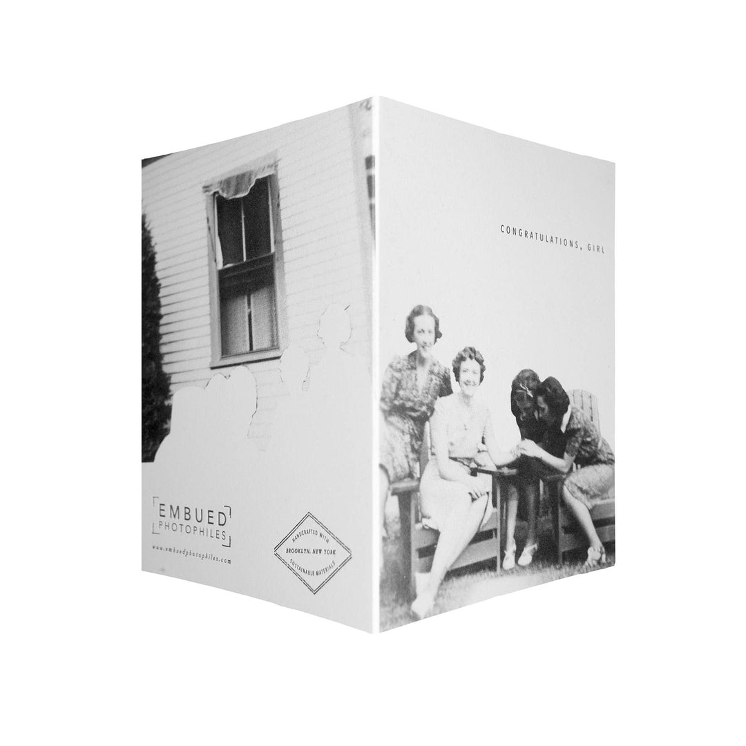 Engagement Ring Congratulations Girl Card