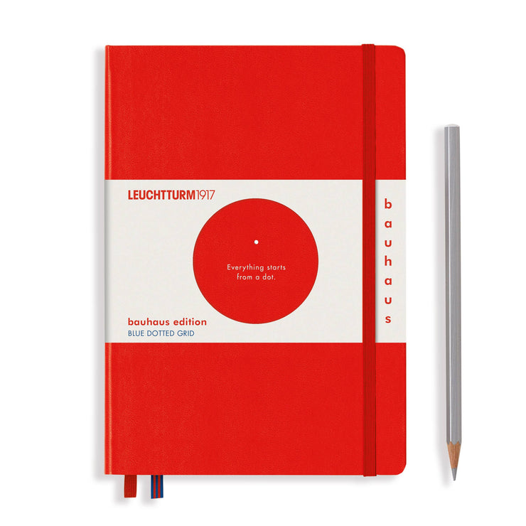 Bauhaus Edition - Hardcover Dotted Medium Notebook: Lemon