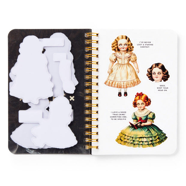 Brass Monkey Haunted Dolls Sticker Book
