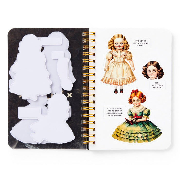Brass Monkey Haunted Dolls Sticker Book