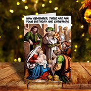 Jesus presents Greeting Card