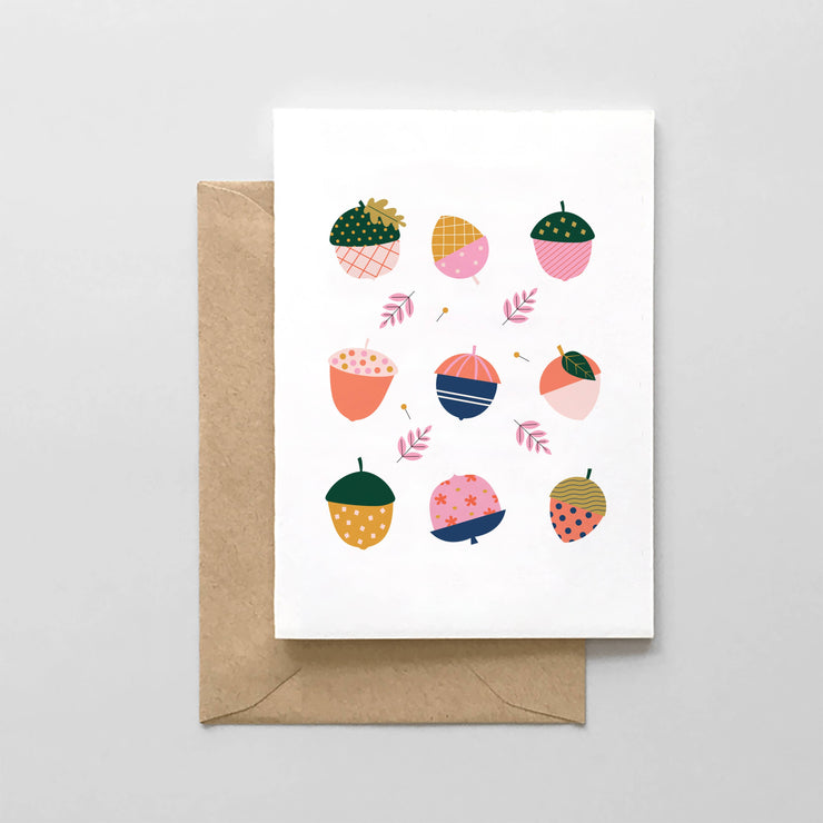 Abstract Acorn Design - Fall Design