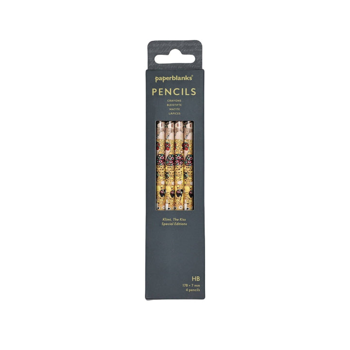 Paperblanks Klimt The Kiss 4-Pack Pencils