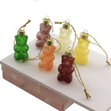 Mini Gummy Bear Set of 6 Ornaments