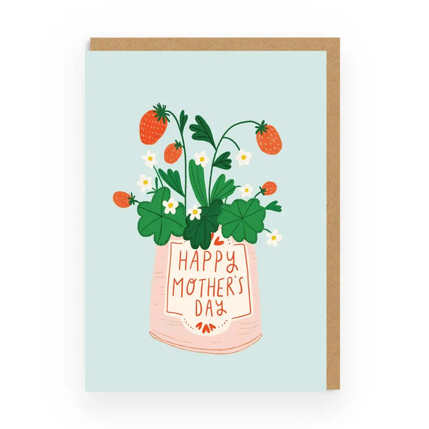 Happy Mother's Day Strawberry Card (5912)