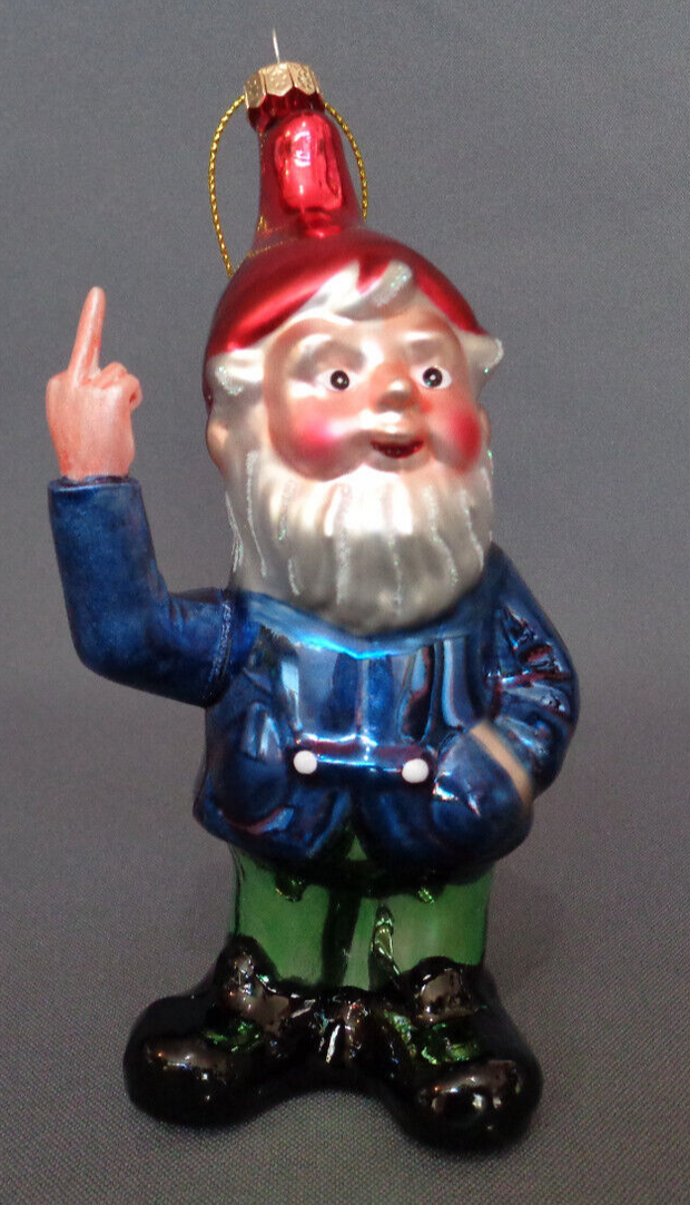 Naughty Gnome Ornament