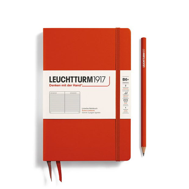 1917 Notebooks:Ruled Fox Red (B6)