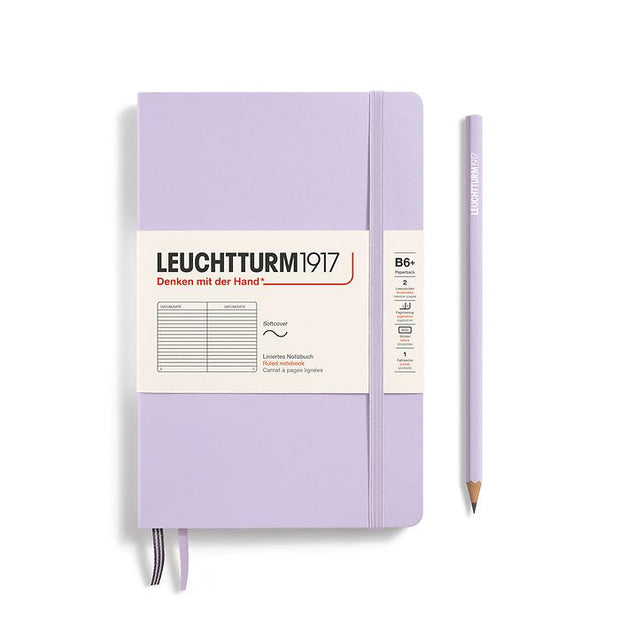 Notebooks - Medium (B6): Ruled /Paperback - Lilac