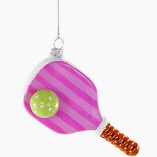 Pink Pickleball Ornament