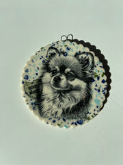 Dog Cameo Ornaments