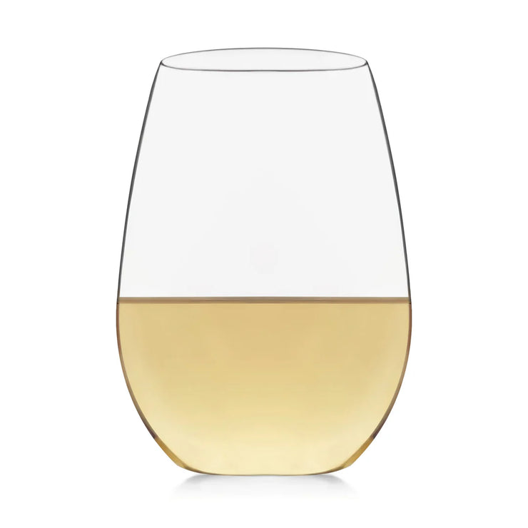 Libbey Signature Kentfield Stemless White Wine Glasses, 21 ounce, Set of 4