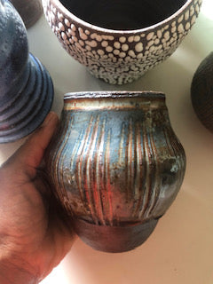 Iridescent Brown Vase