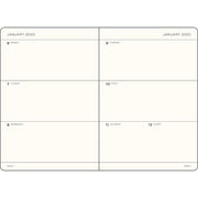 LEUCHTTURM1917 Black 2025 A5 Weekly Planner