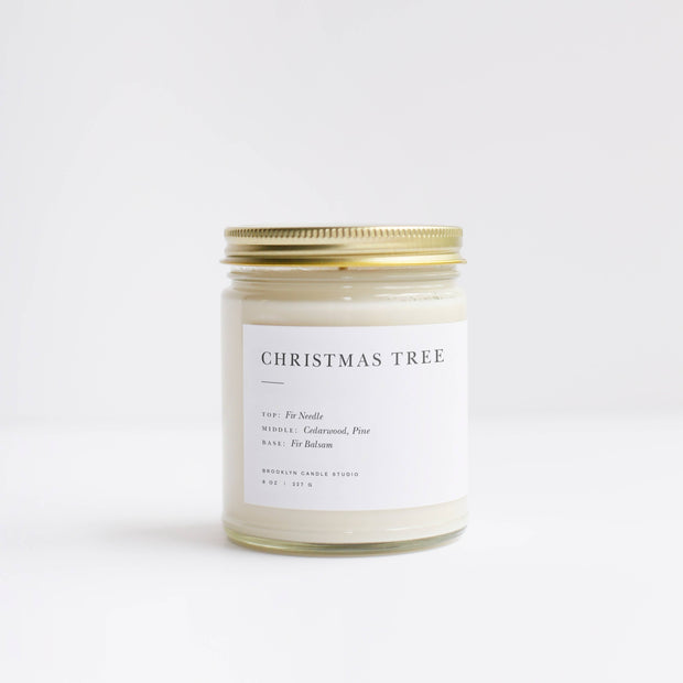 Christmas Tree Jar Candle