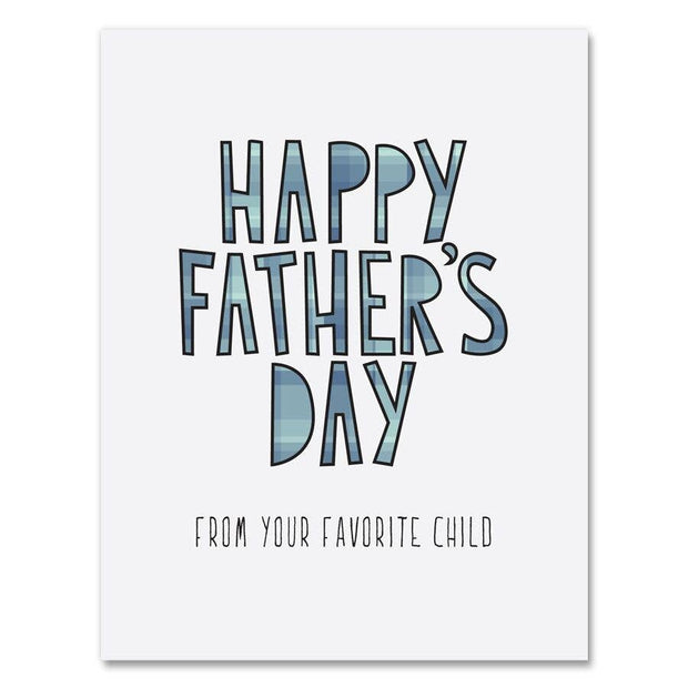 205 - Dad's Favorite - A2 card