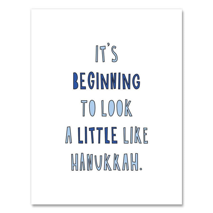 402 - Little Like Hanukkah - A2 card