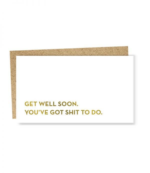 #1049: Mini - Get Well Soon Card