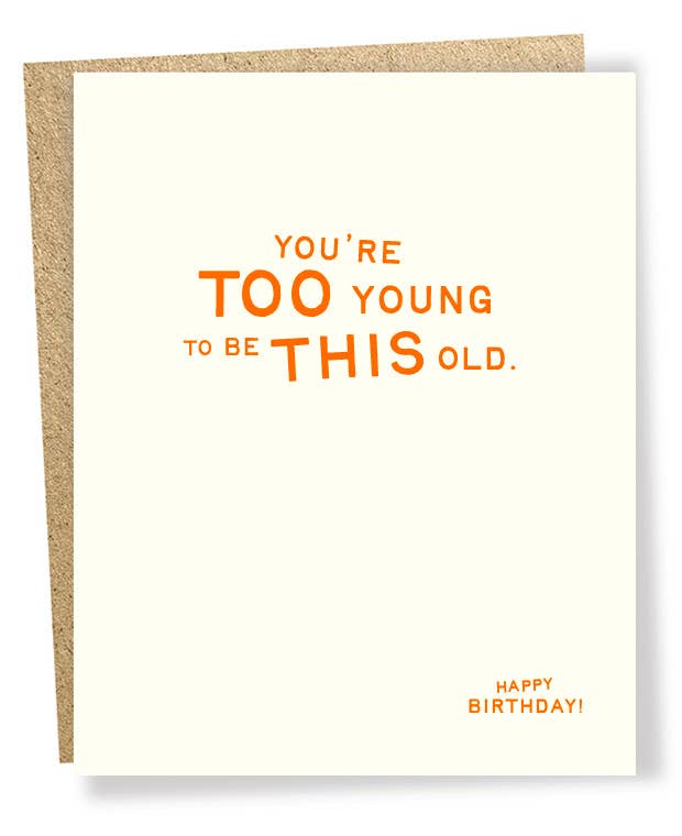 #2152: Too Young Card