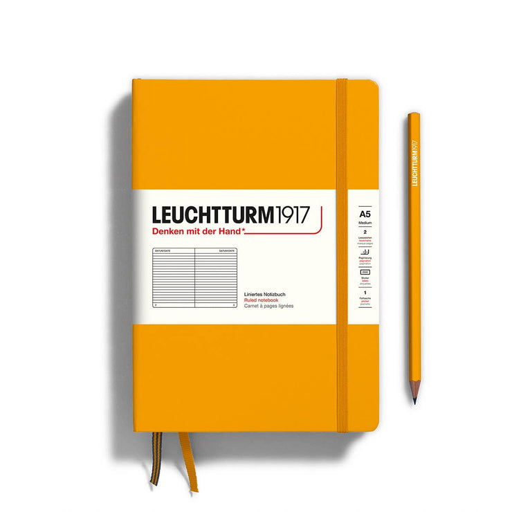Notebooks - Medium (A5): Ruled / Hardcover / Rising Sun