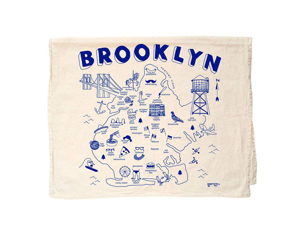 Brooklyn Tea Towels: Natural