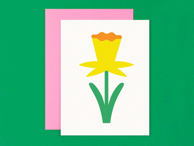 Flower Friend No. 5, Darlin' Daphne Blank Card