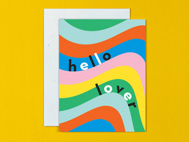Hello Lover • Rainbow Love Card