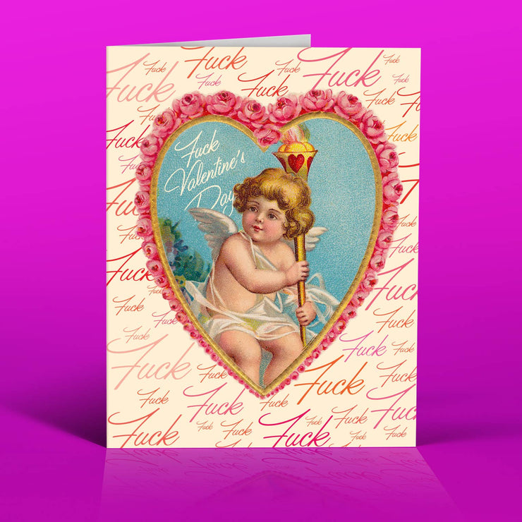 F Valentines Day Card