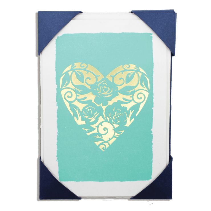 Rose heart (5-Pack) Notelet Cards