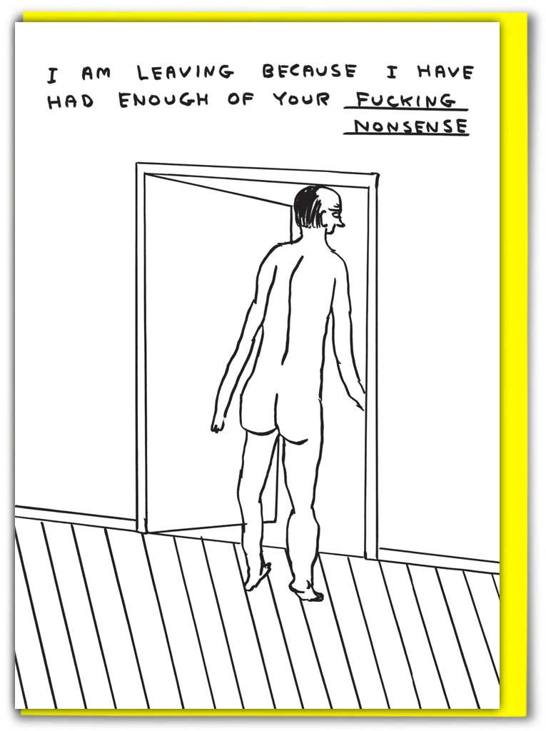 Card I Am Leaving