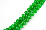 Hand Knotted Green Nephrite Jade Necklace