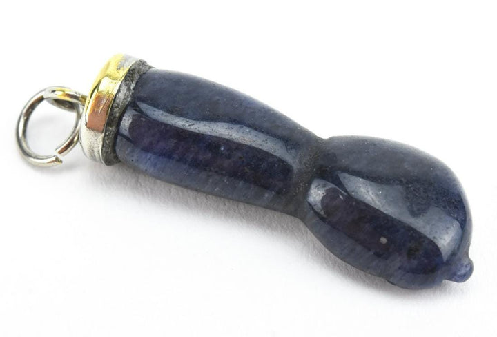 White Gold & Carved Amethyst Figa Estate 14k