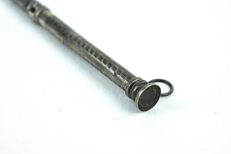 Antique Art Deco Sterling Silver Pencil Pendant