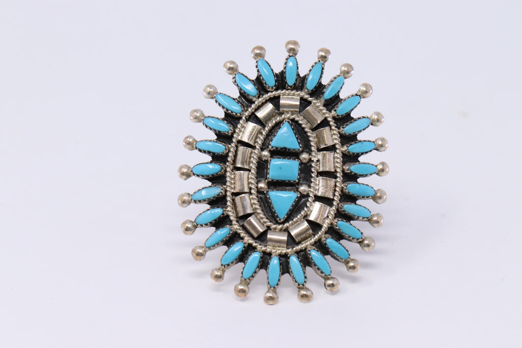 Native American Zuni Handmade Sterling Silver