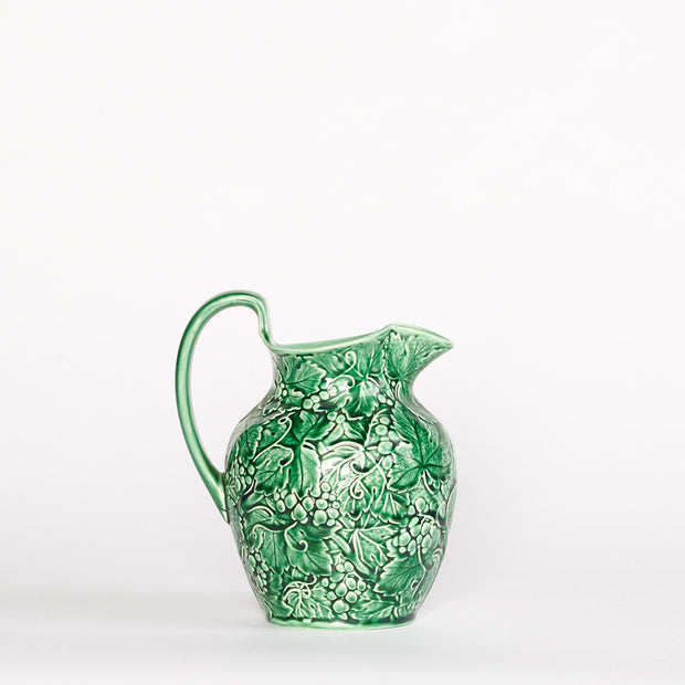 Green Glazed Pottery Pitcher