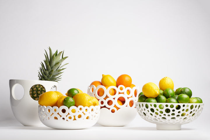 Chalet Bee Bowl in White