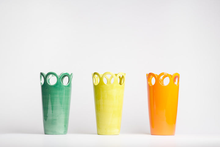 Ruth Vase in Carrot