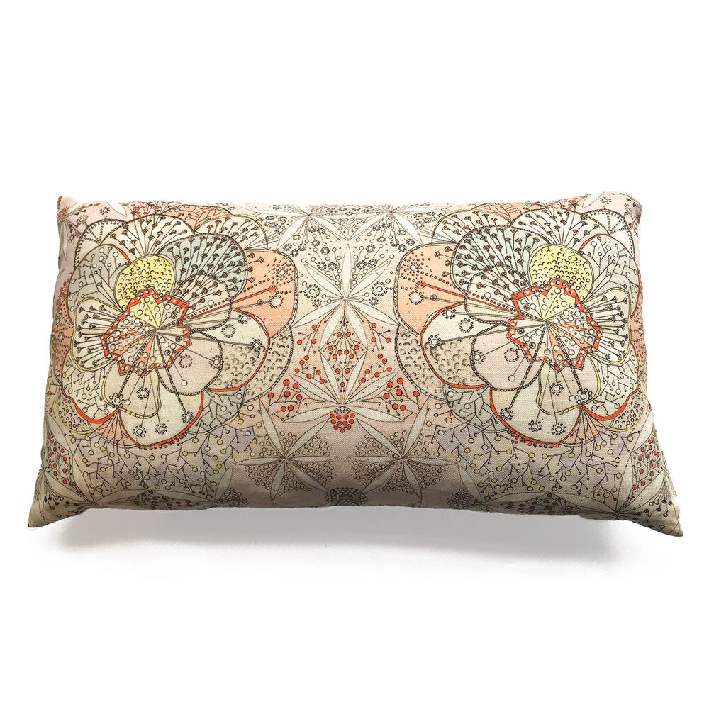 Bloomfull Journey Reversible Linen Pillow