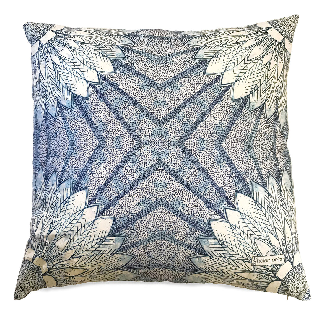 Sunflower Radiance Reversible Linen Pillow