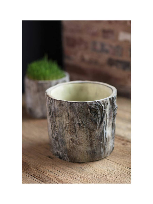 Tree Trunk Planter