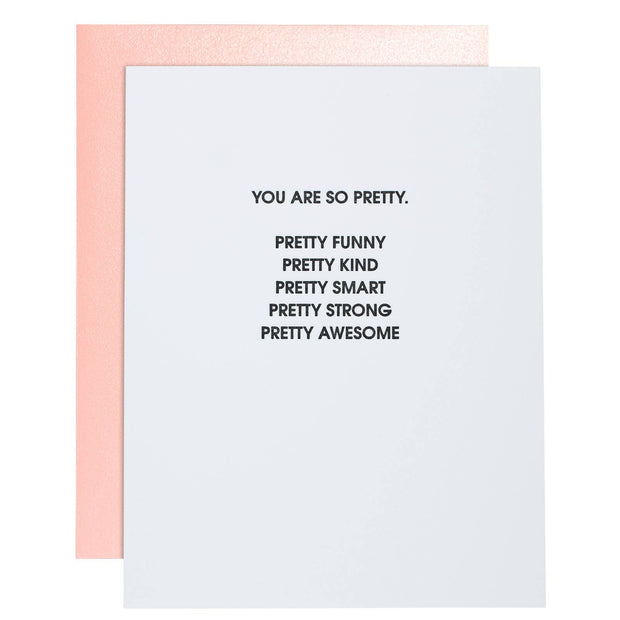 So Pretty - Friendship Letterpress Card
