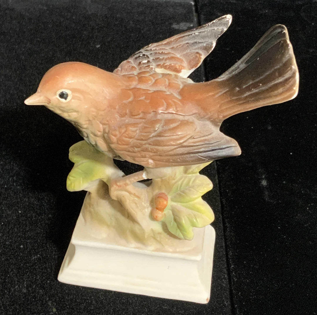 Hand Painted Ceramic Bird Figural
