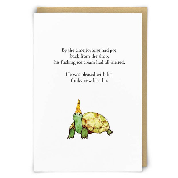 Tortoise Ice Cream Greeting Card