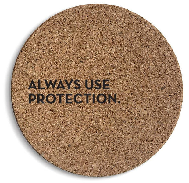 #2107: Protection Cork Coaster SIX-PACK