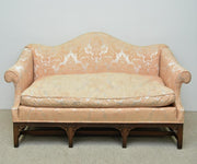 Chippendale Style Camelback Sofa