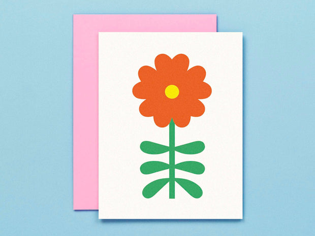Flower Friend No. 1, Tilly Blank Card