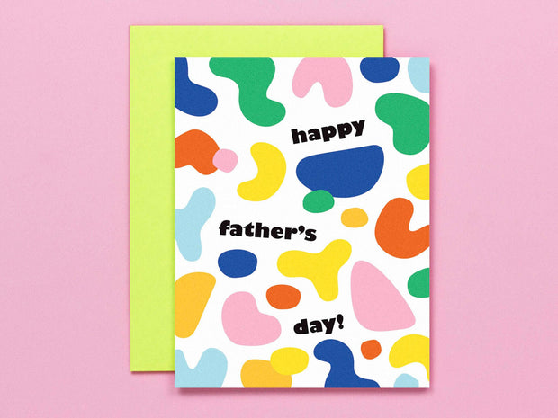 Father's Day Shapes • Abstract Blobs Dad Card