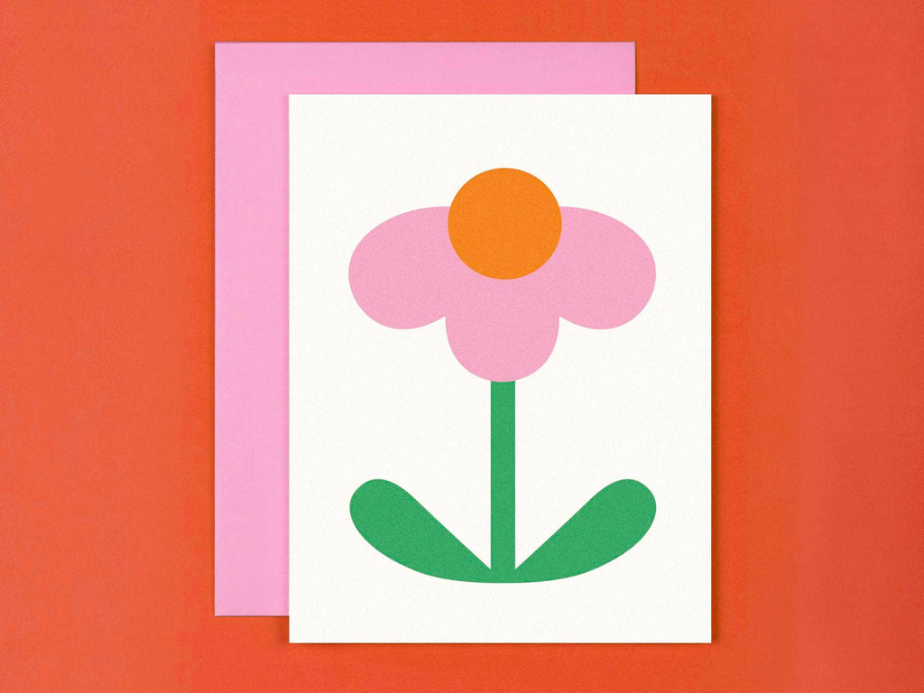 Flower Friend No. 6 Bud Blank Card