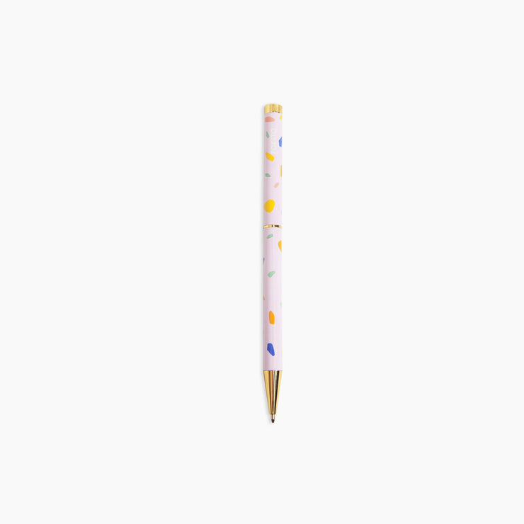 Pattern Twist Pen - Pink Chips