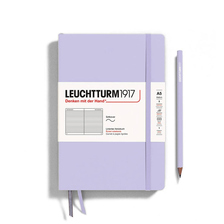 Notebooks - Medium (A5): Ruled / Softcover / Lilac