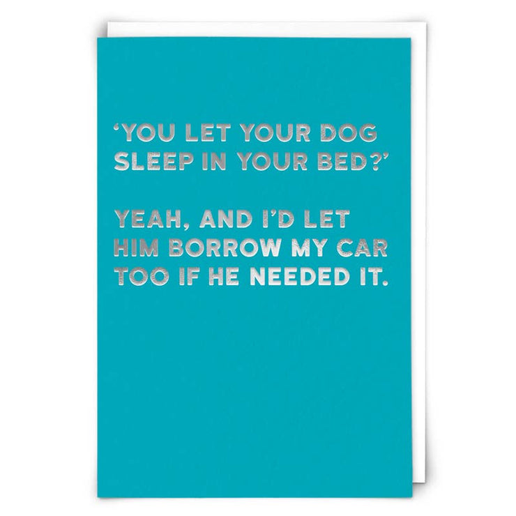 Dog Greetings Card
